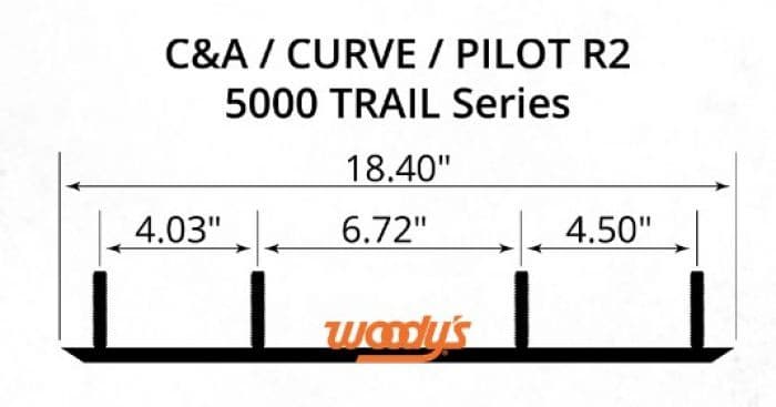 8" Dooly Carbide Runner Woody'S 5000 Series