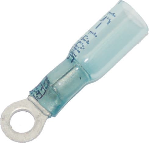 Namz Custom Cycle Ring Terminal Heat Sealable #8 16-14 25-Pack