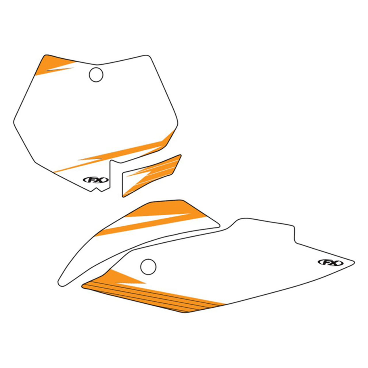 FX 2015 GRAPHIC PRE-CUT NUMBER PLATE BACKGROUNDS