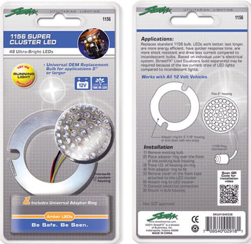 STREET-FX 1156 48 LED AMBER SUPERCLUSTER