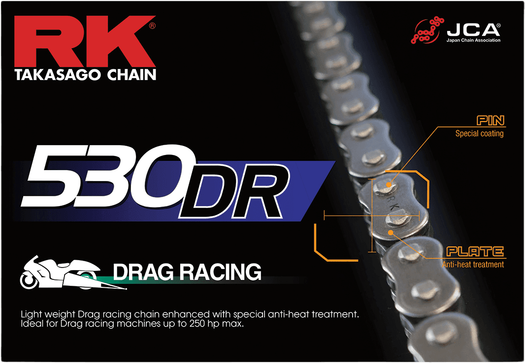 Rk Excel 530DR Drag Racing Chain 530 X 120