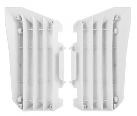 POLISPORT RADIATOR LOUVERS, YAMAHA, WHITE