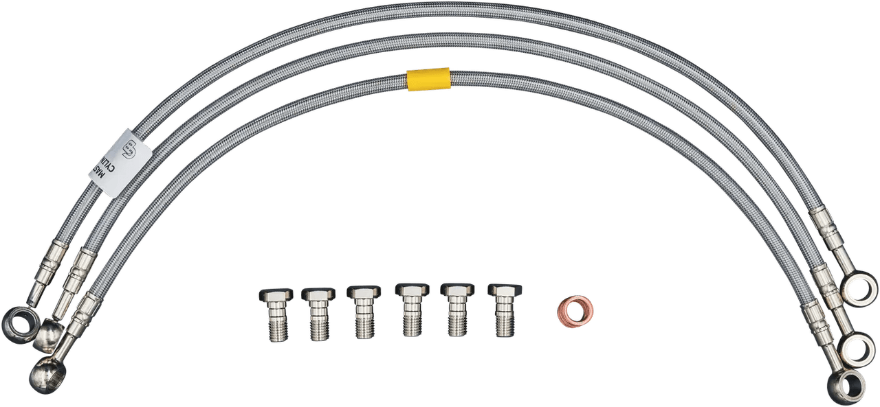 2 LINE FRONT BRAKELINE KIT