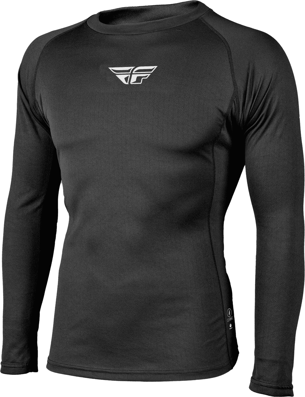 Fly Racing Heavyweight Baselayer Top Black XS