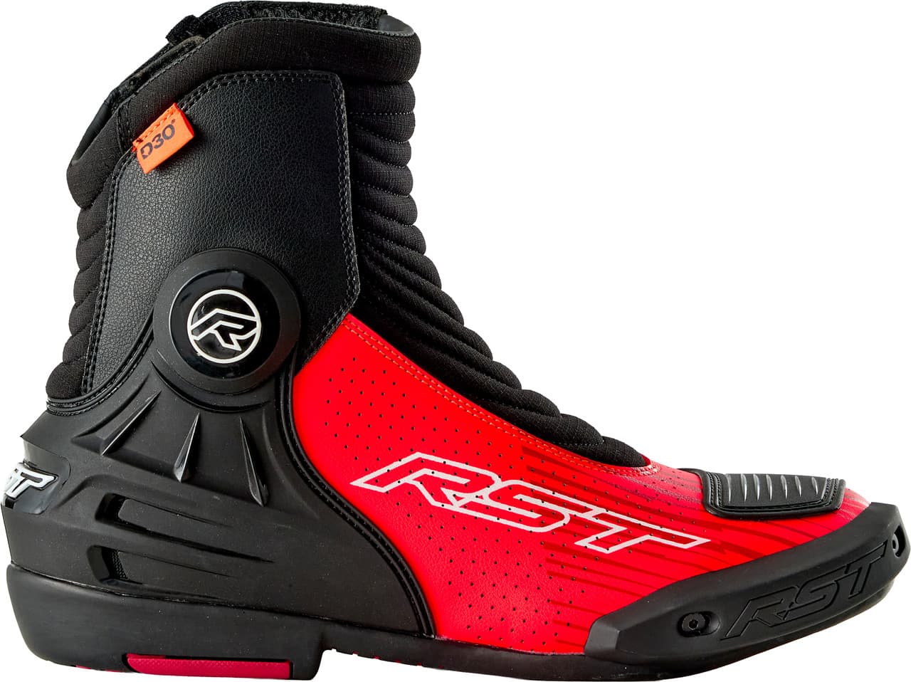 RST Tractech Evo D3O Short Boot Black/Fluo Red 8