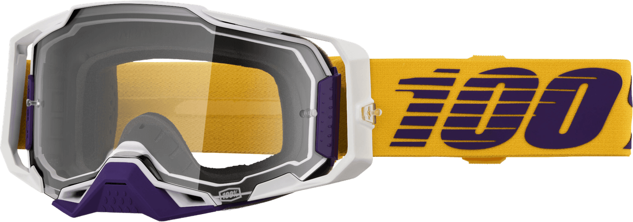 100-PERCENT Armega Goggle Difenbak Clear Lens