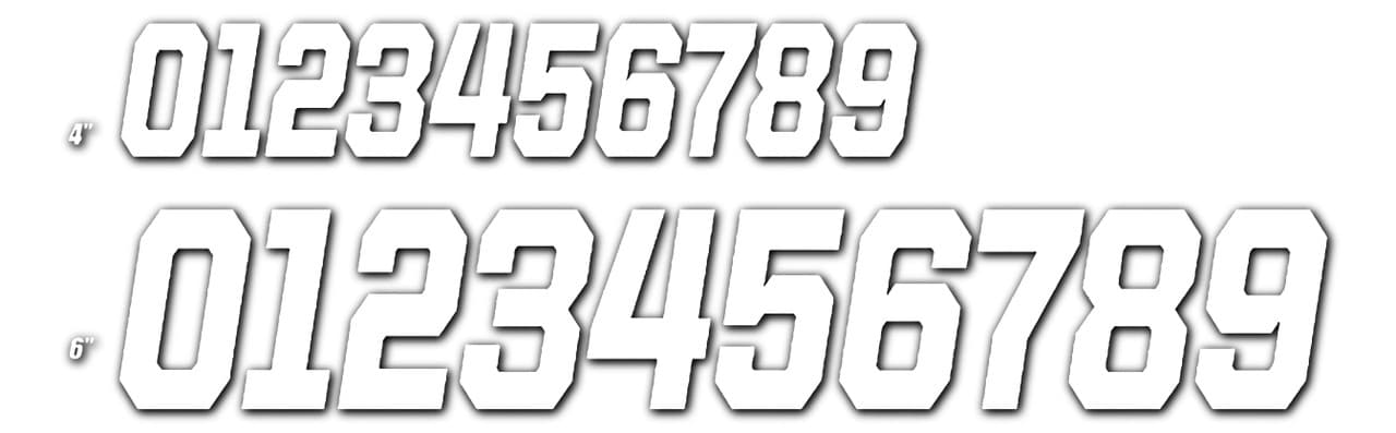 D-Cor #5 White 4 Race Series 3/Pack