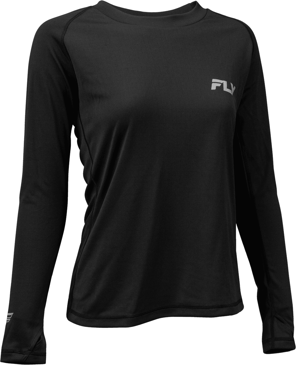 Fly Racing Wmn'S Lightwght Baselayer Top Black XL
