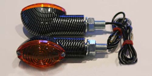 MARKER LIGHTS, MINI-STALK, ULTRA SMALL, CARBN (S/F) AMBER