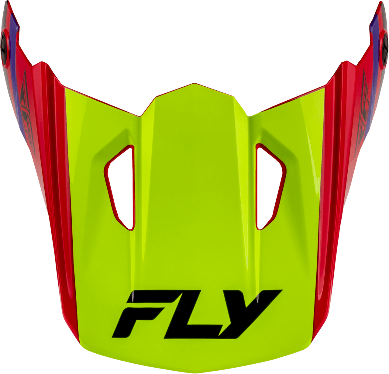 Fly Racing Youth Kinetic Scrap Helmet Visor Red/Hi-Vis/Purple/Black YS-YL