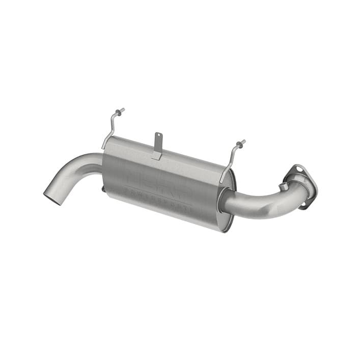 SINGLE SLIP-ON SYSTEM W/ OVAL SPORT MUFFLER CHROME