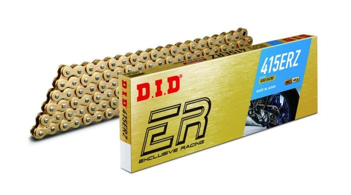 D.I.D NON-SEALED CHAIN 415ERZ GOLD 200FT