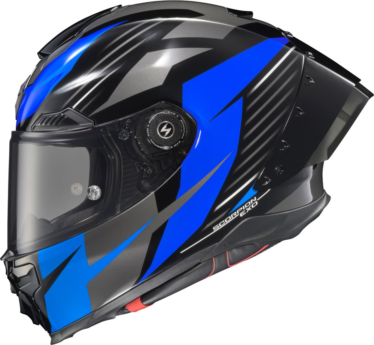 Scorpion Exo Apex Exo-Warp Full Face Helmet Dilithium Black/Blue XL