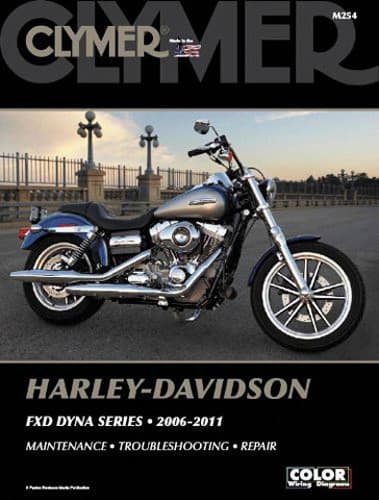 CLYMER MANUAL HARLEY DAVIDSON DYNA SERIES 06'-011'