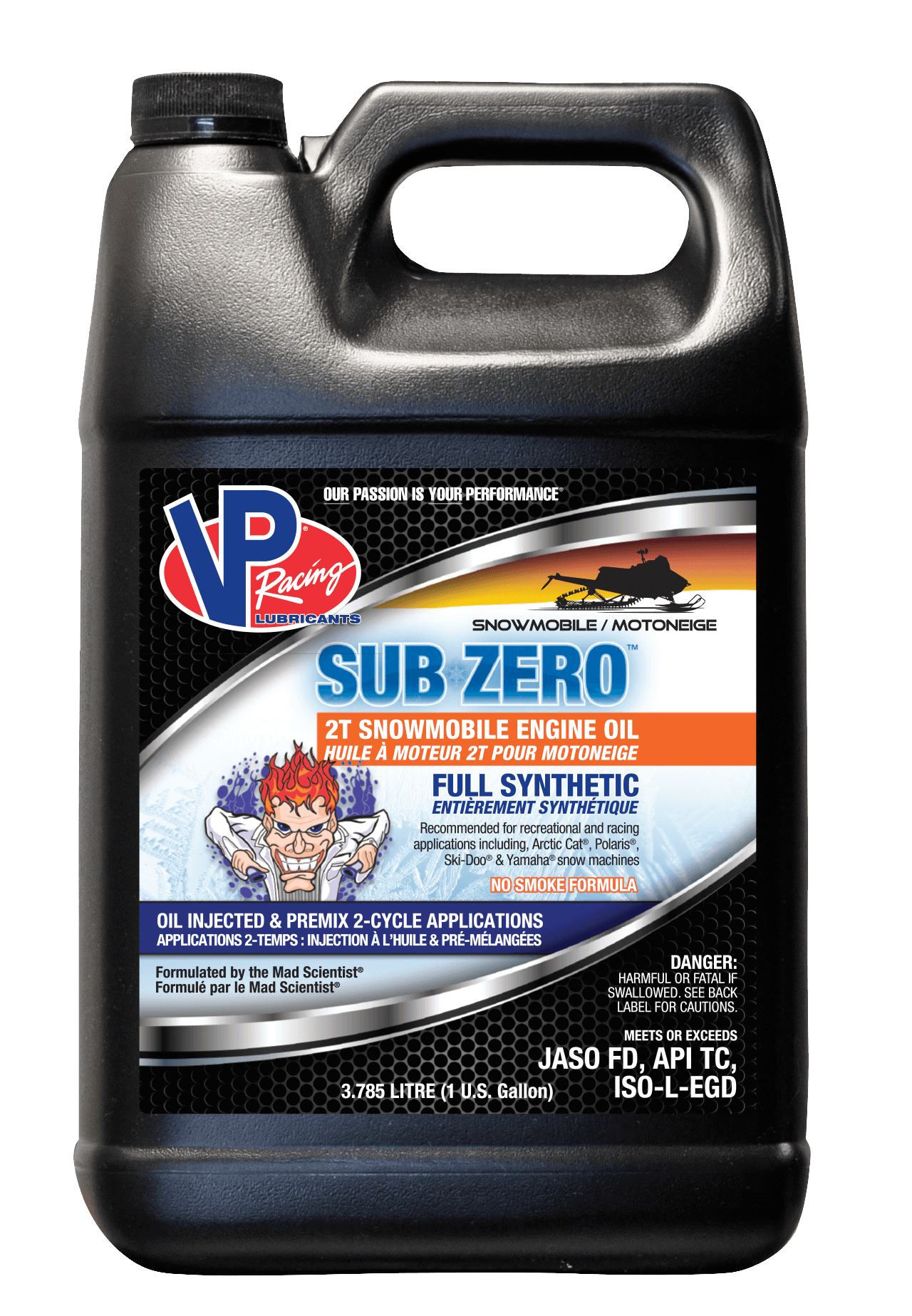 Vp Racing Sub-Zero Snow Syn Oil 2T 1 G (6/CASE Sold Each)