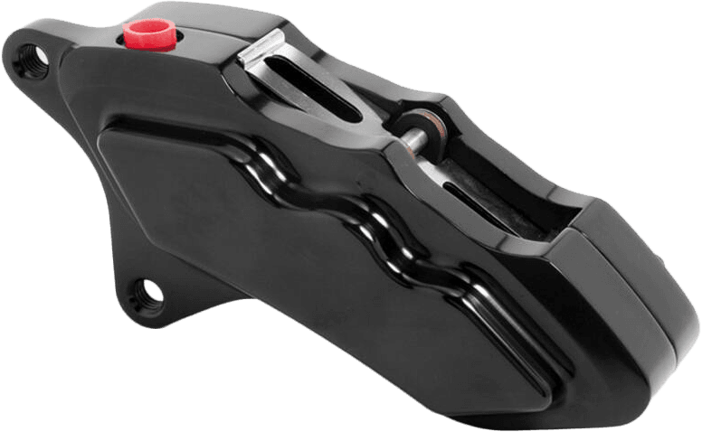 6 PIST DIFF FRONT CALIPER L/H BLACK 00-UP W/ 11.5" ROTOR