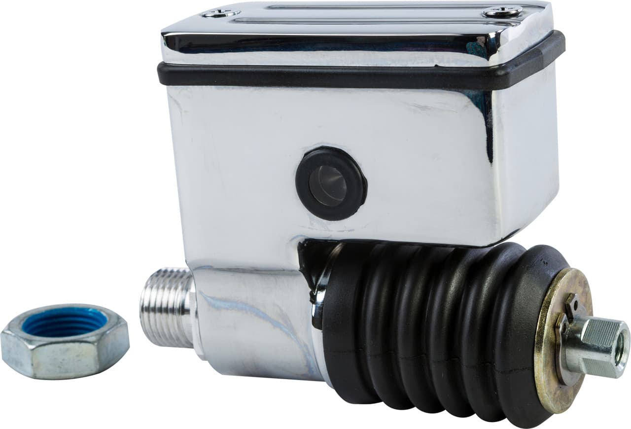 HardDrive Rear Master Cylinder Chrome OE#42474-9
