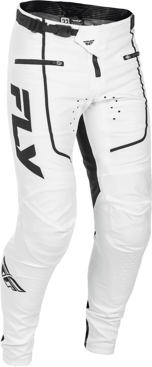 Fly Racing Rayce Bicycle Pants White/Black Size 36