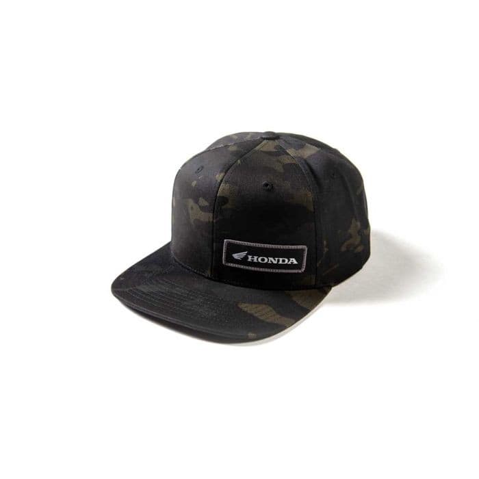 FACTORY EFFEX HONDA CAMO SNAPBACK HAT / BLACK
