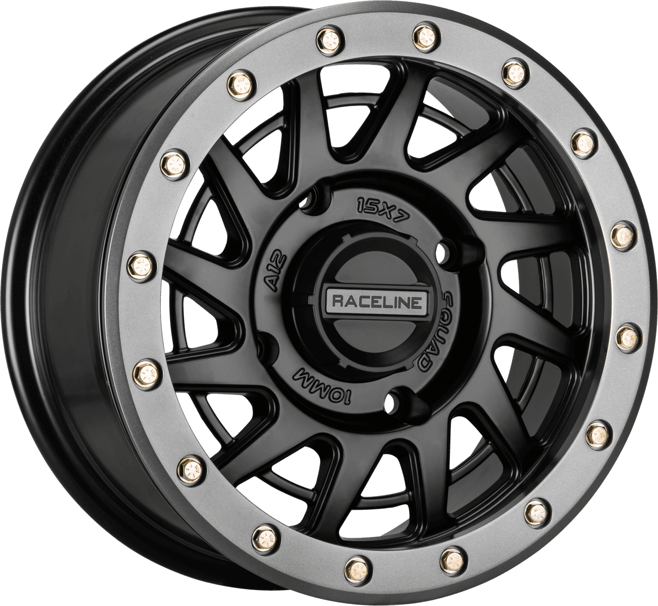 Raceline Squad Bdlk Wheel 15X7 4/137 6+1(+38MM) Black/Gunmetal