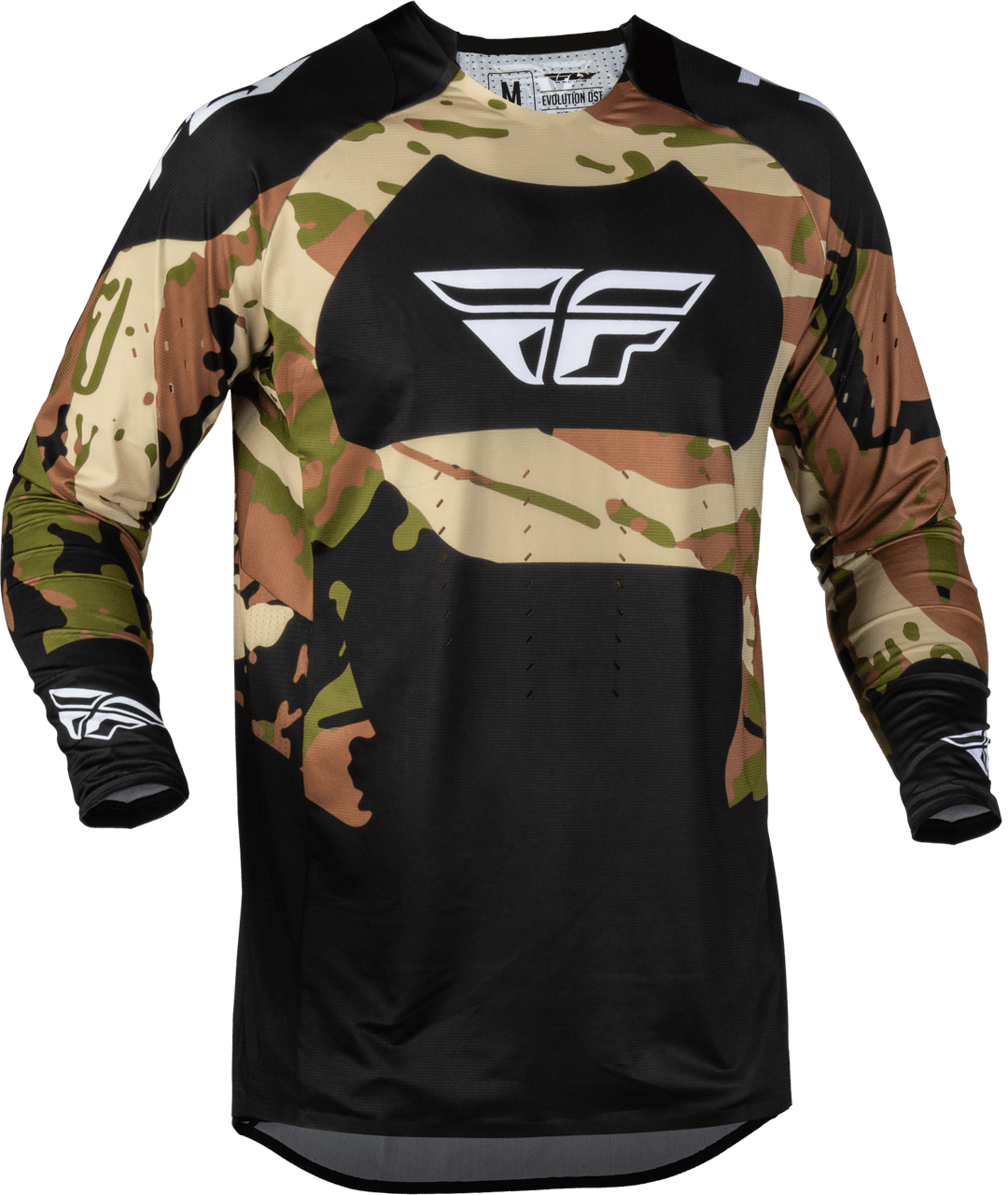 Fly Racing Evolution DST Hunt Jersey Black/Camo MD