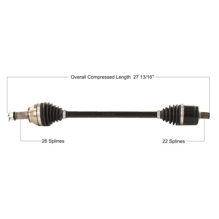 TYTANEUM HEAVY DUTY CV AXLE POLARIS FRONT LEFT/RIGHT