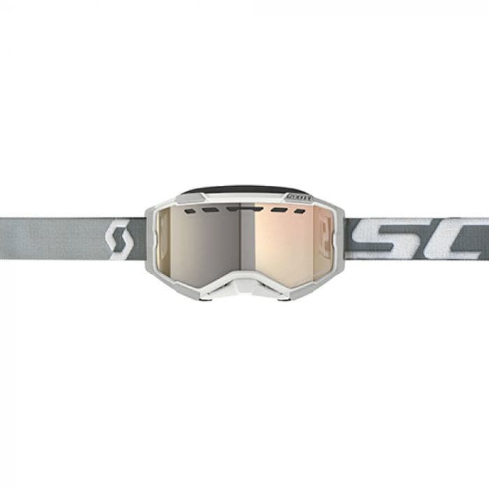 Scott Fury Snowcross Goggle White/ Grey Ls Bronze Chrome