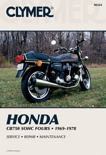 CLYMER MANUAL HON CB750 SOHC FOURS 69-78
