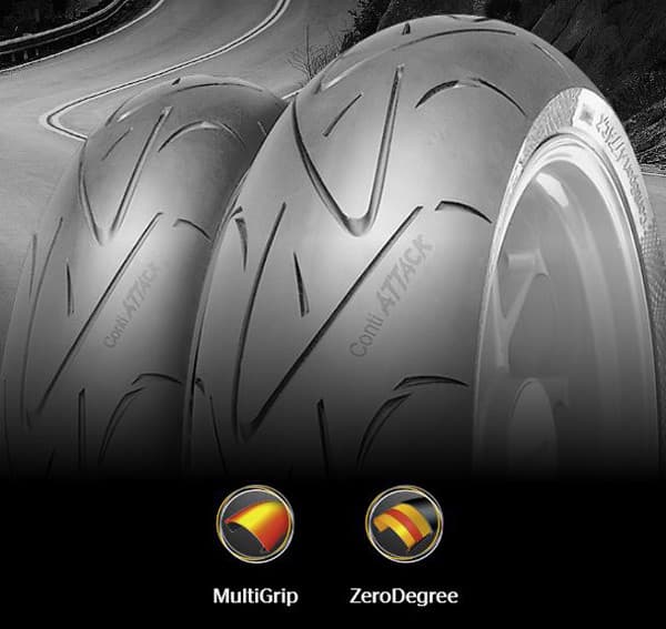 CONTI SPORT ATTACK - 120/70ZR17 M/C (58W) TL