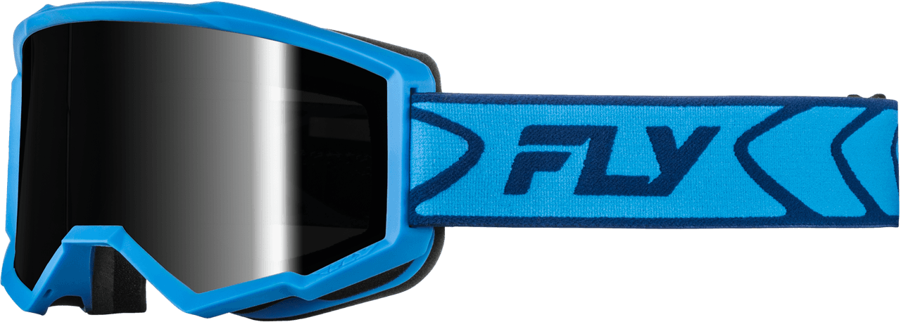 Fly Racing Zone Goggle Blue/Navy W/Dark Smoke Hydrophoc Lens