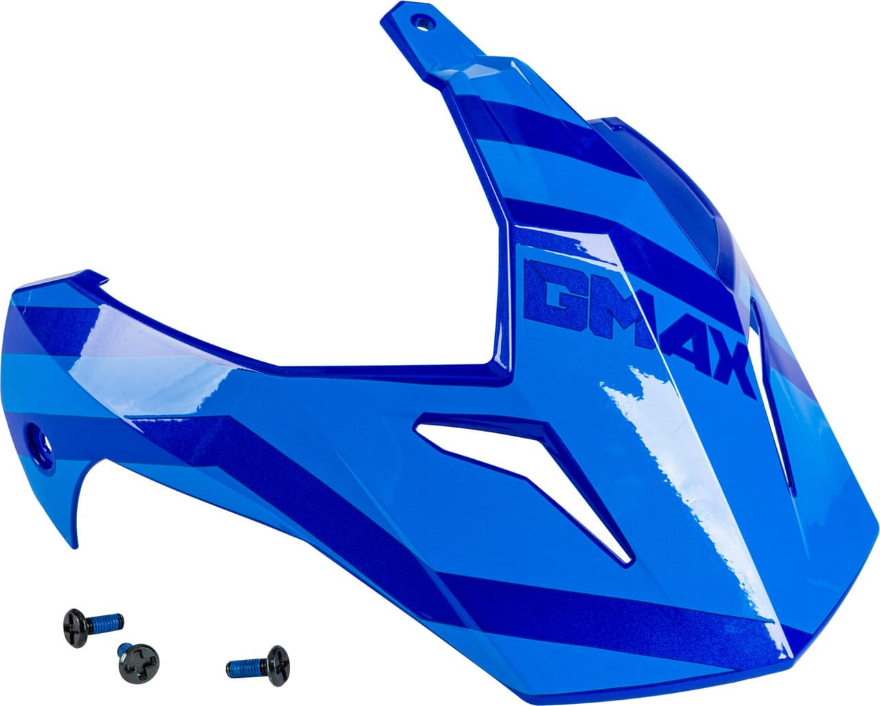 Gmax Visor W/Screws Trapper Blue/Grey GM-11S