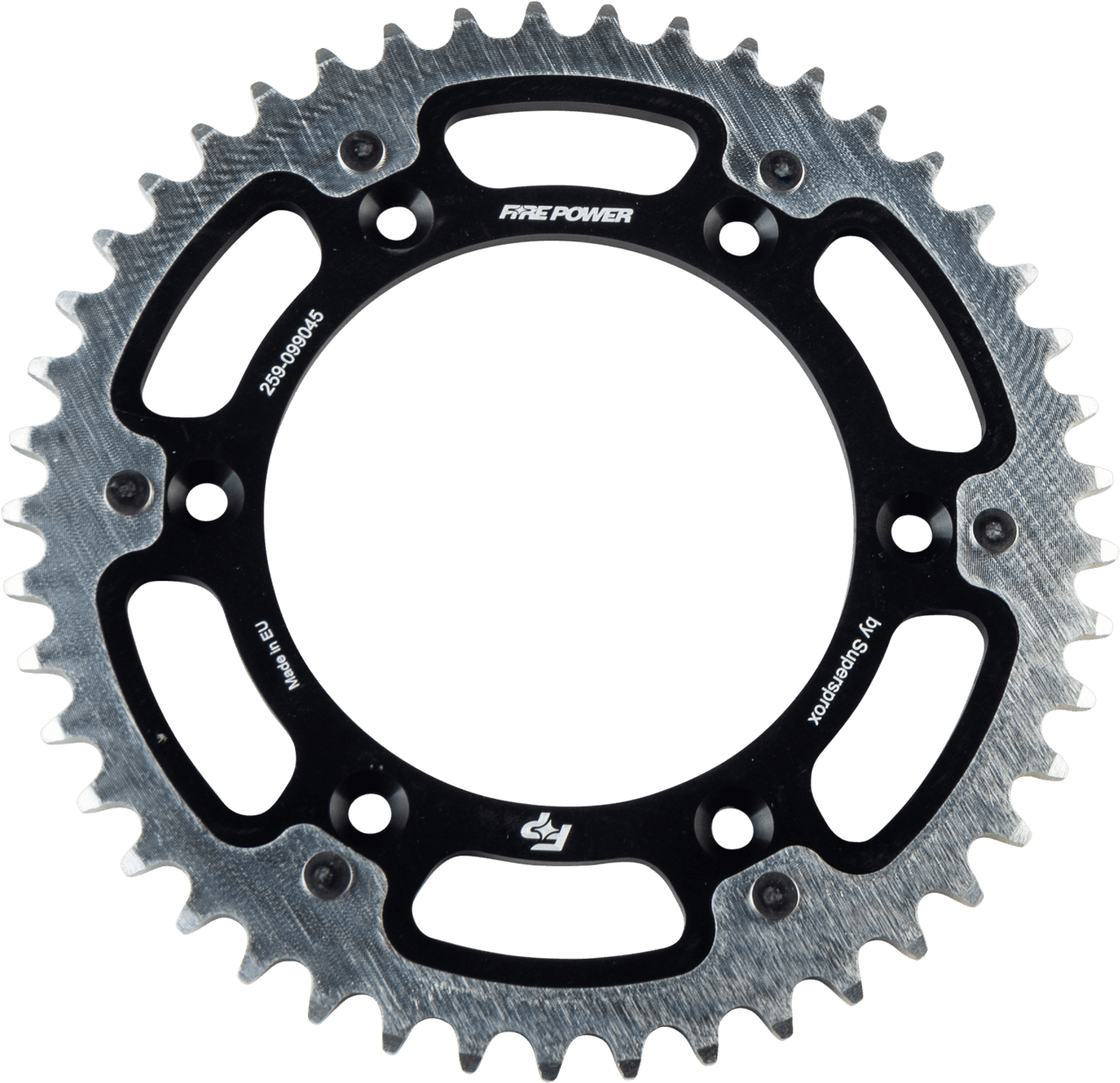 Fire Power Rear Sprocket Hybrid 45T Black/Sil