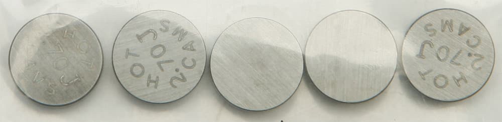 Hot Cams Valve Shims 9.48X2.70MM 5/Pack