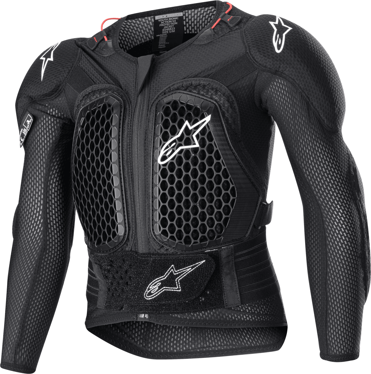 Alpinestars Youth Bionic Action V2 Protection Jacket Black LG/XL