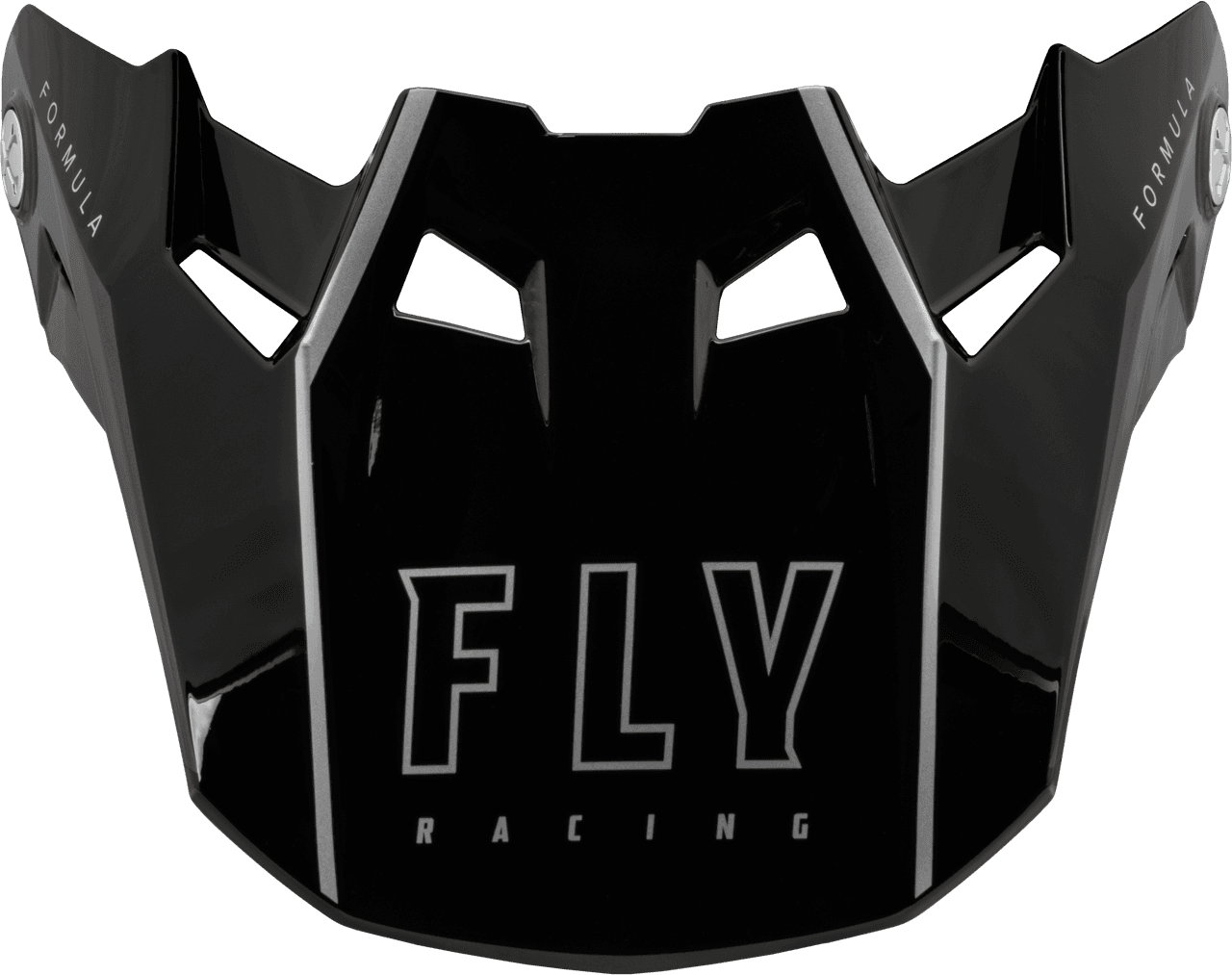 Fly Racing Formula Carbon Tracer Visor Silver/Black MD/LG