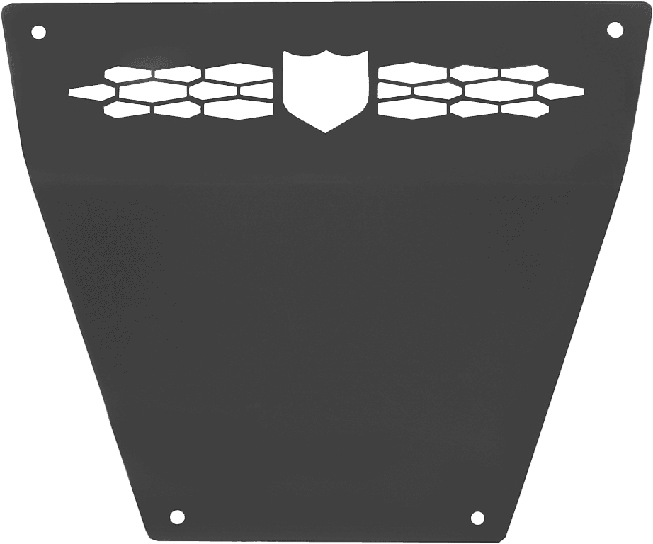 Pro Armor Front Race Skid Plate Solar Black Polaris
