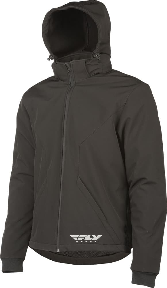 Fly Racing Armored Tech Hoodie Black LG