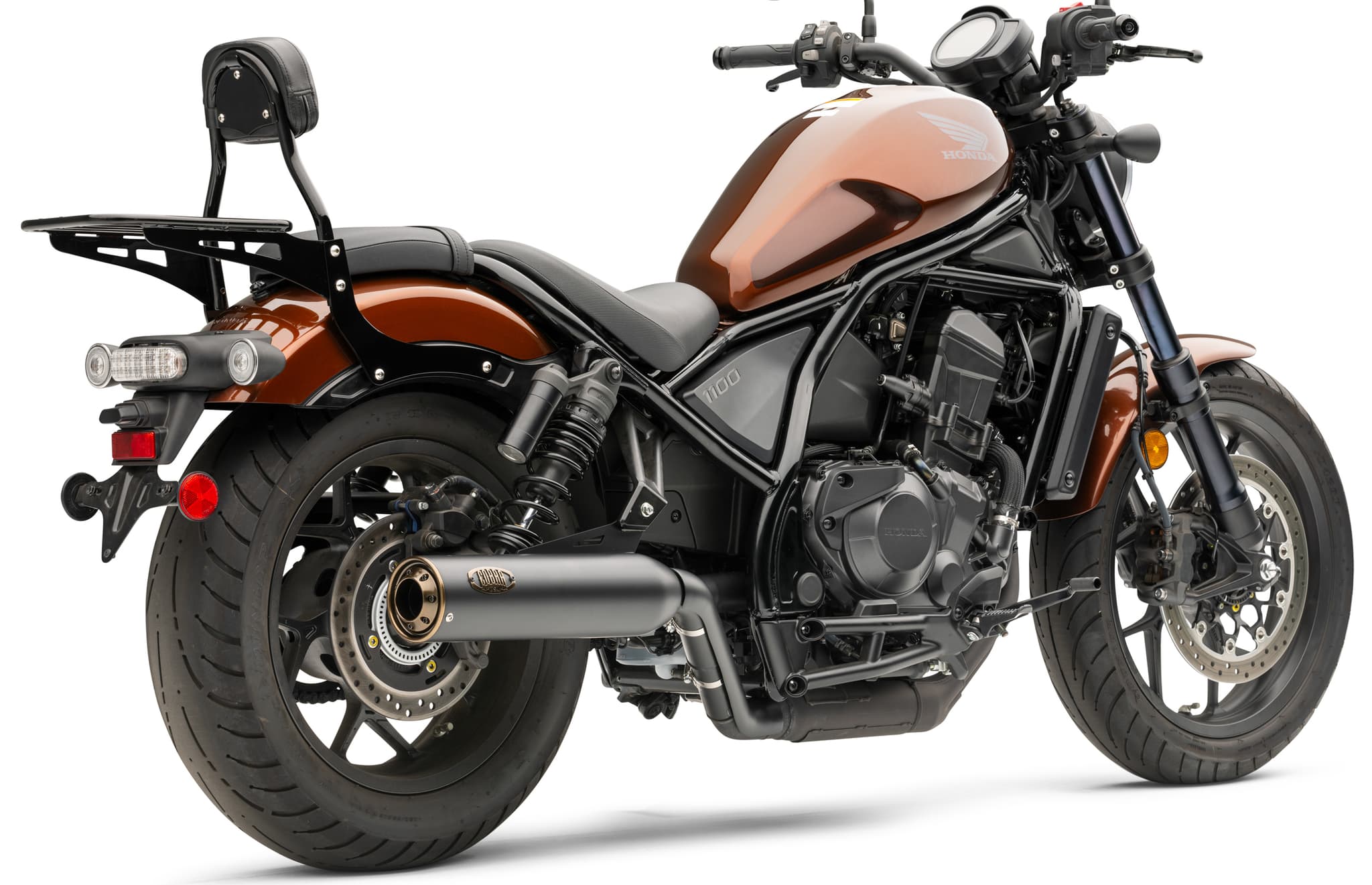 Cobra Slip On W/ Bronze Tip Honda Rebel 1100 21-23