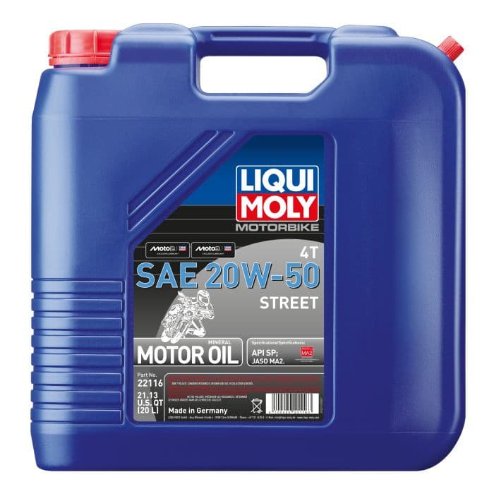 LIQUIMOLY Motorbike 4T 20W-50 Street 20L