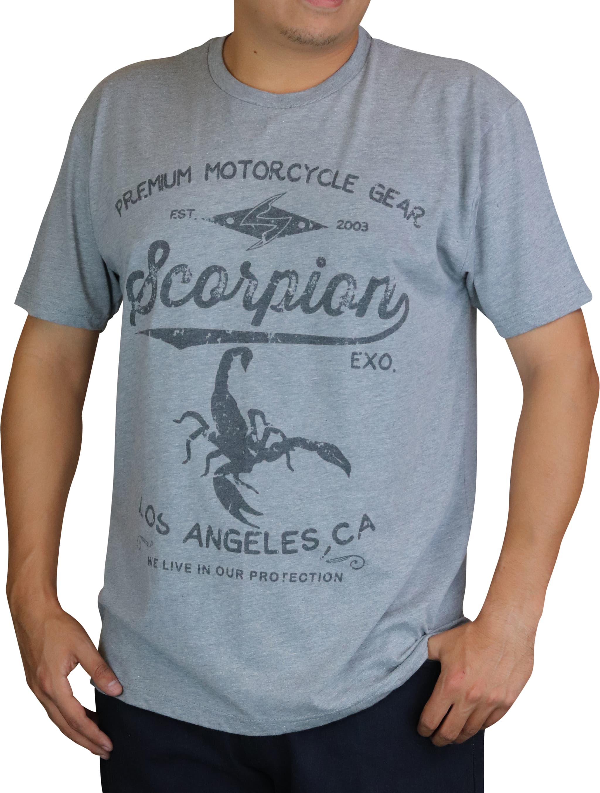 Scorpion Exo Stinger Shirt Grey SM