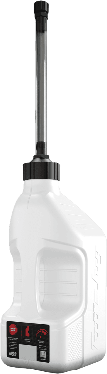 Tuff Jug Utility Container White W/ Autostop Spout 2.5 Gal