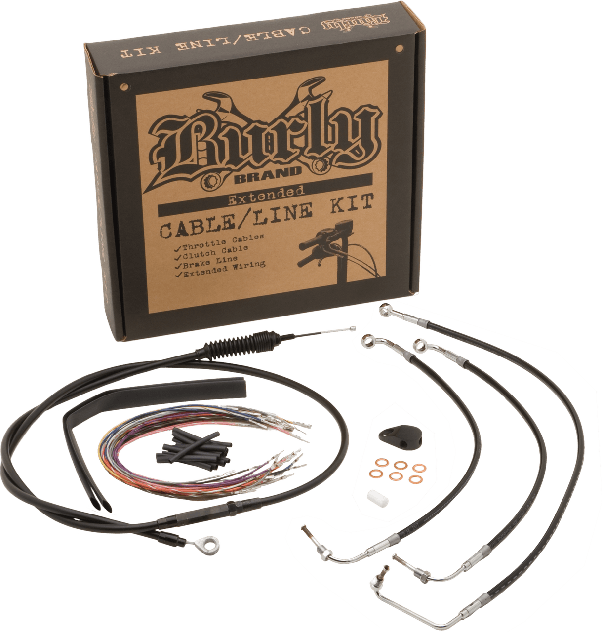 BURLY CNTRL KIT 14" APE BLACK ABS