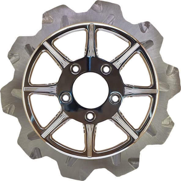Lyndall Brakes High Carbon Steel Phoenix Rear Rotor Chrome 11.8"