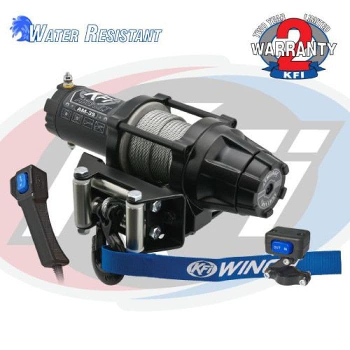 KFI 3500LB Steel Cable Assualt Series Winch