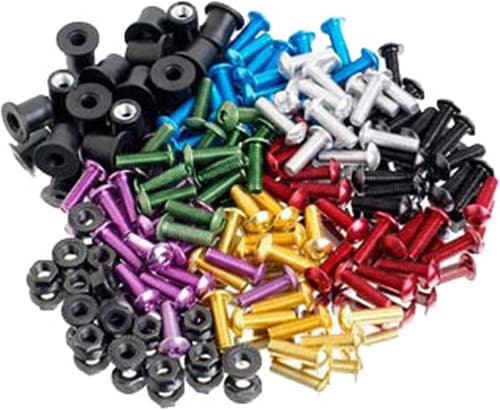 Puig Windscreen Screw Kit Well Nut Purple