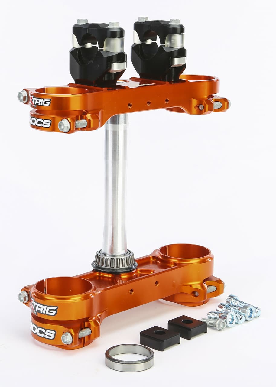 Xtrig Rocs Tech Clamp Set KTM/Husqvarna/Gas Orange