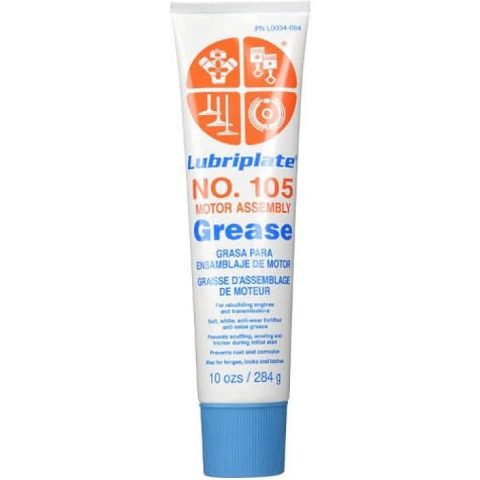 LUBRIPLATE NO.105 MOTOR ASSEMBLY GREASE 10OZ