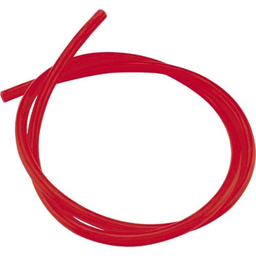 HELIX TRANSPARENT TUBING 1/4" X 3FT RED