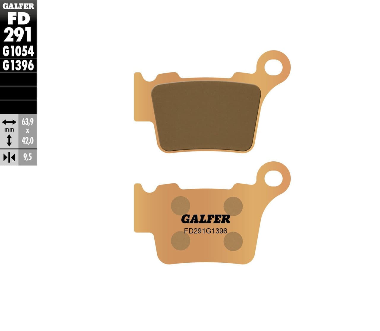 Galfer Brake Pads Sintered FD291G1396