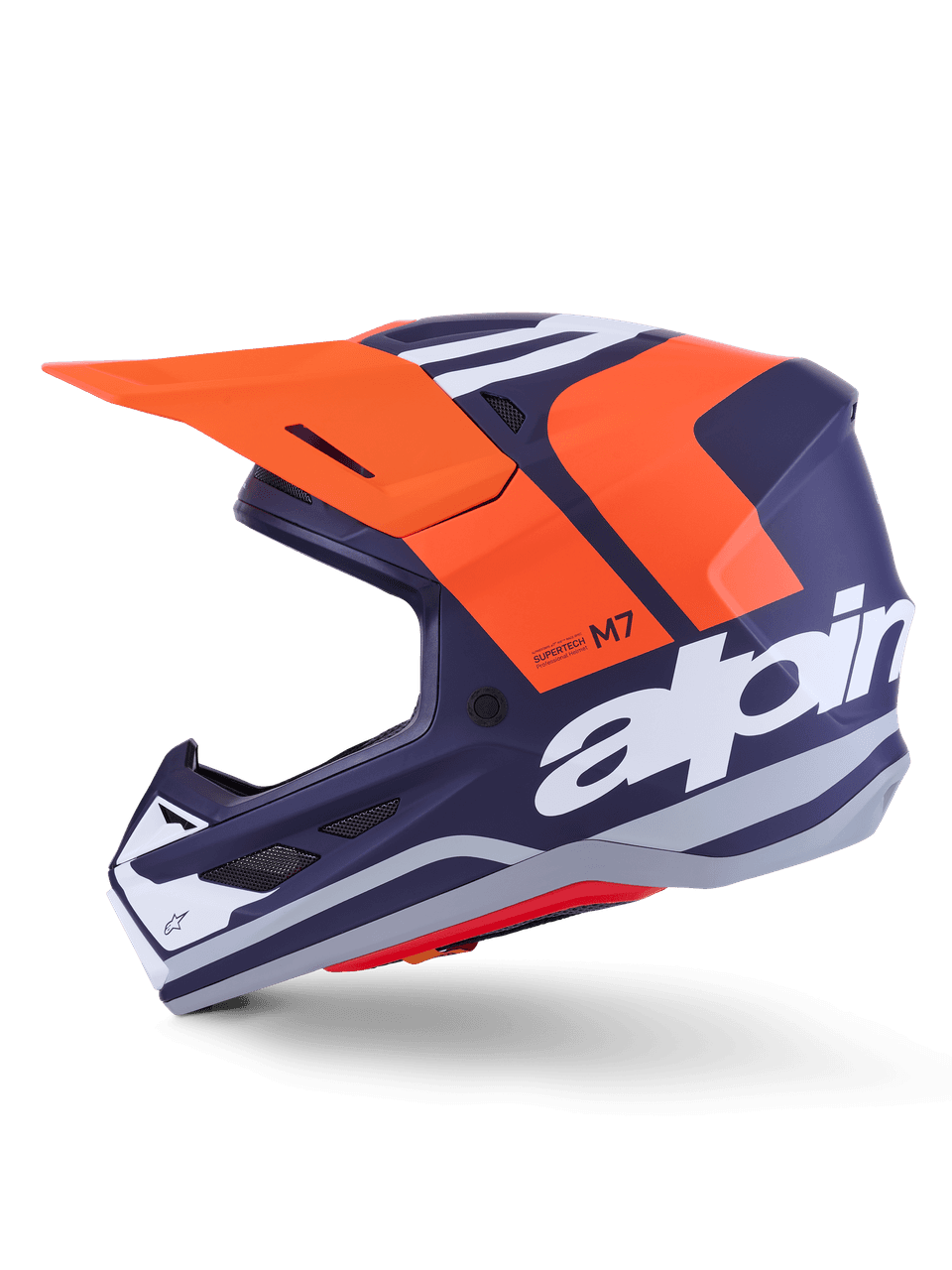 Alpinestars SM7 Core Helmet Orng/Blue Matt XL